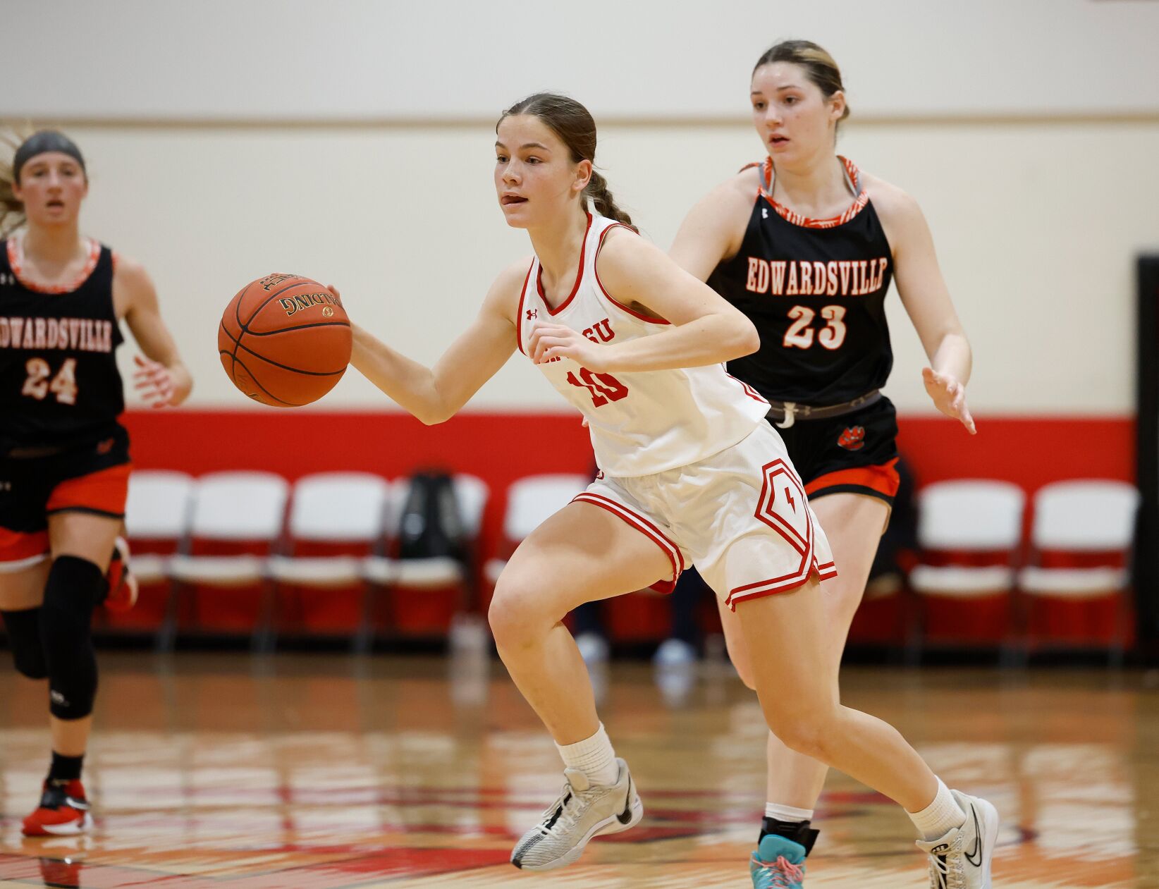 Visitation Christmas Tournament, first round: Edwardsville v. Cor Jesu